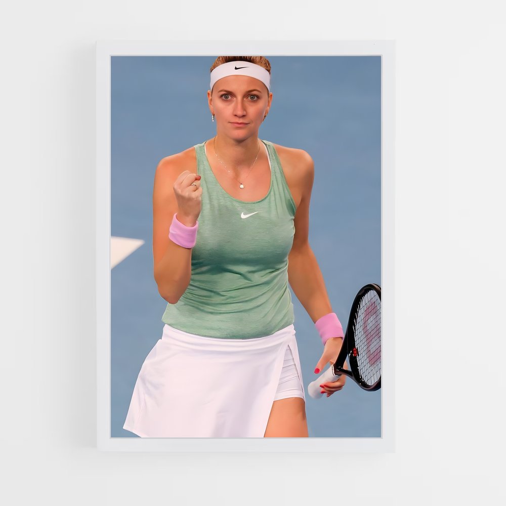 Poster Petra kvitova – affiche Tennis (vue 3)